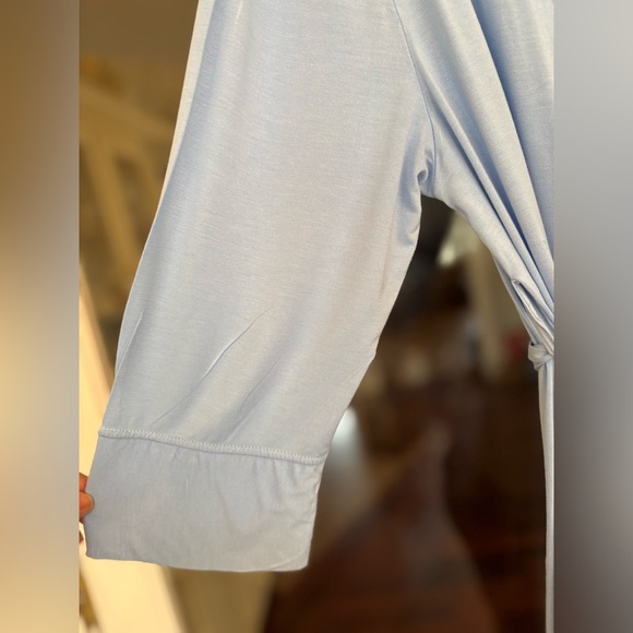 Soft Blue Women's Robe - Picture 5 of 7